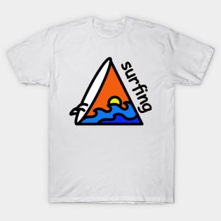 Surfing Wave T-Shirt